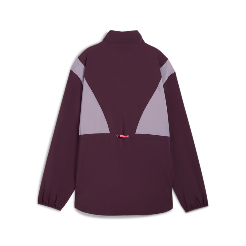 بوما جاكيت طويل منسوج للتدريب للنساء - Image 2